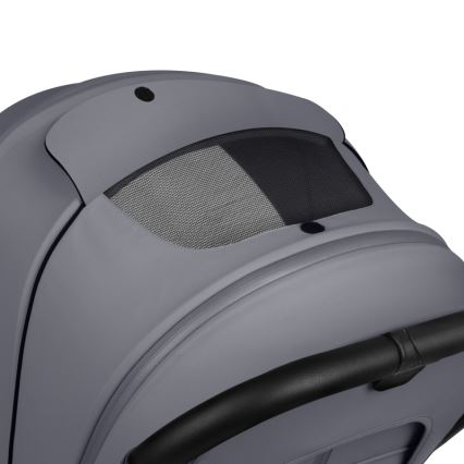 Lionelo - Kombineret klapvogn 2-i-1 MIKA PLUS Grey Stone