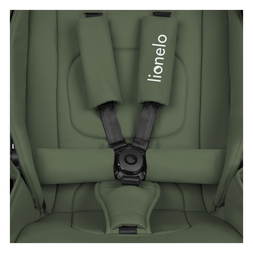 Lionelo - Kombineret klapvogn 2-i-1 MIKA PLUS Olivengrøn