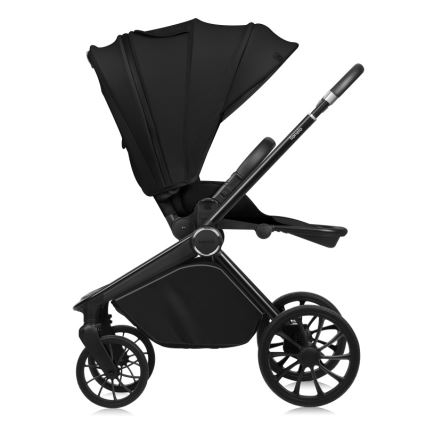 Lionelo - Kombineret klapvogn 2-i-1 MIKA PLUS Sort Onyx