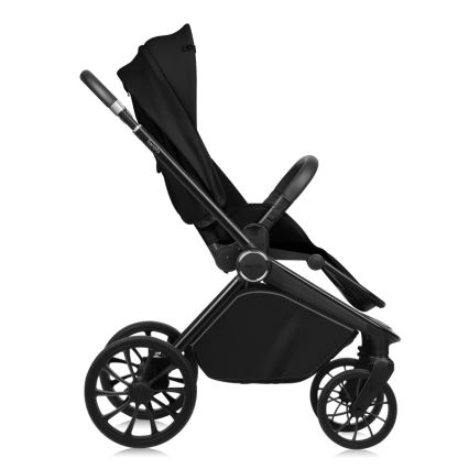 Lionelo - Kombineret klapvogn 2-i-1 MIKA PLUS Sort Onyx