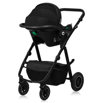 Lionelo - Kombineret klapvogn 3-i-1 AMBER PLUS grå Graphite