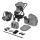 Lionelo - Kombineret klapvogn 3-i-1 BIANKA Grey Stone