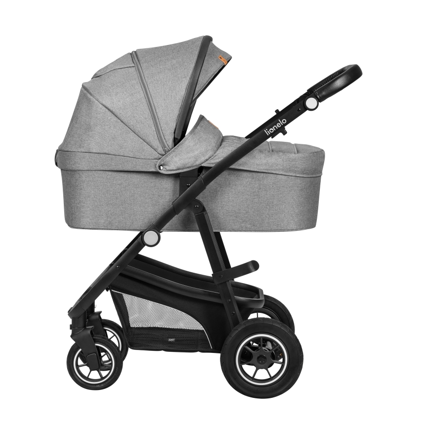 Lionelo - Kombineret klapvogn 3-i-1 BIANKA Grey Stone
