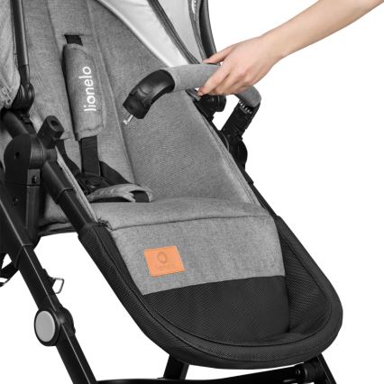 Lionelo - Kombineret klapvogn 3-i-1 BIANKA Grey Stone