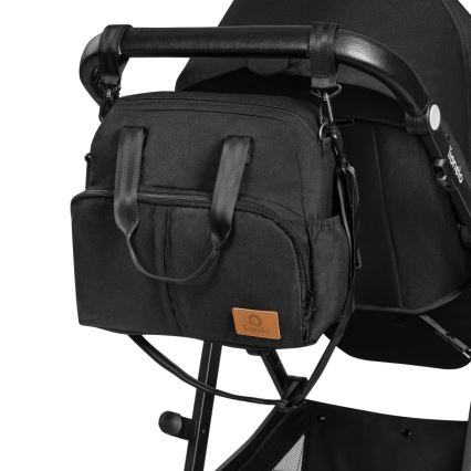 Lionelo - Kombineret klapvogn 3-i-1 BIANKA Sort Onyx