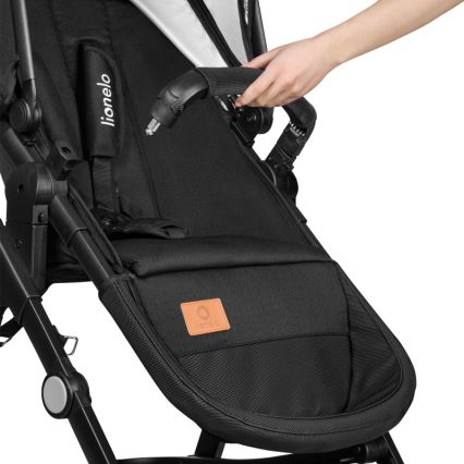 Lionelo - Kombineret klapvogn 3-i-1 BIANKA Sort Onyx