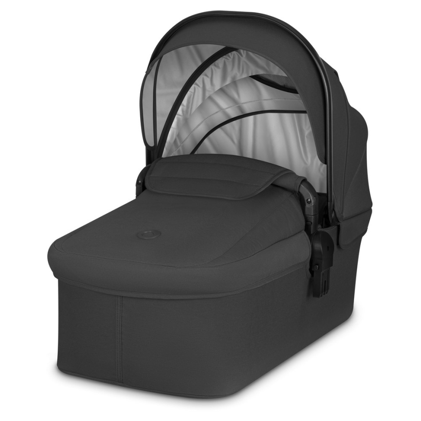 Lionelo - Kombineret klapvogn 3-i-1 BIANKA Sort Onyx