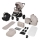 Lionelo - Kombineret klapvogn 3-i-1 LAYLA Beige sand