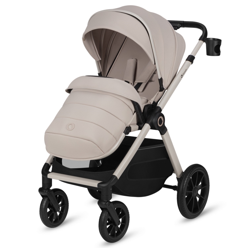 Lionelo - Kombineret klapvogn 3-i-1 LAYLA Beige sand