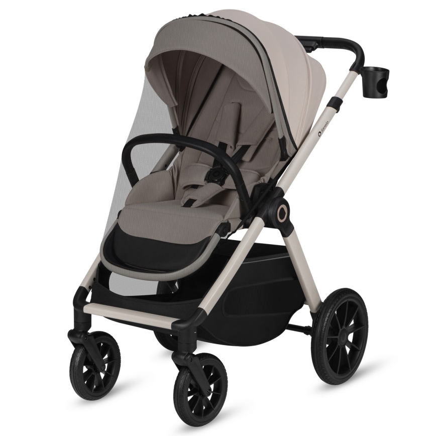 Lionelo - Kombineret klapvogn 3-i-1 LAYLA Beige sand