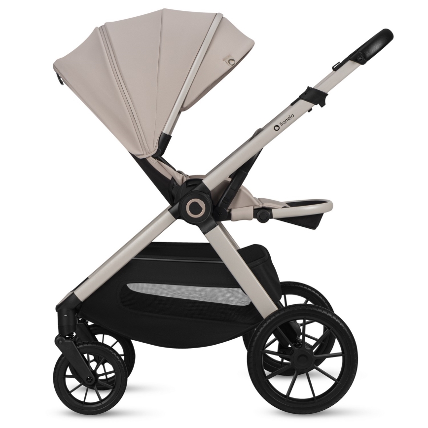 Lionelo - Kombineret klapvogn 3-i-1 LAYLA Beige sand