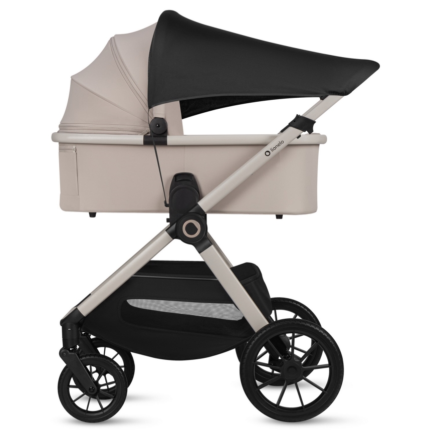 Lionelo - Kombineret klapvogn 3-i-1 LAYLA Beige sand