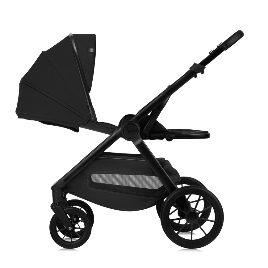 Lionelo - Kombineret klapvogn 3-i-1 LAYLA Black Onyx
