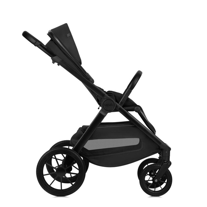Lionelo - Kombineret klapvogn 3-i-1 LAYLA Black Onyx