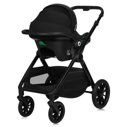 Lionelo - Kombineret klapvogn 3-i-1 LAYLA Black Onyx