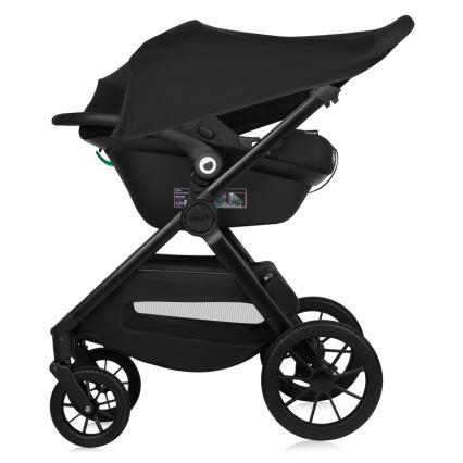 Lionelo - Kombineret klapvogn 3-i-1 LAYLA Black Onyx