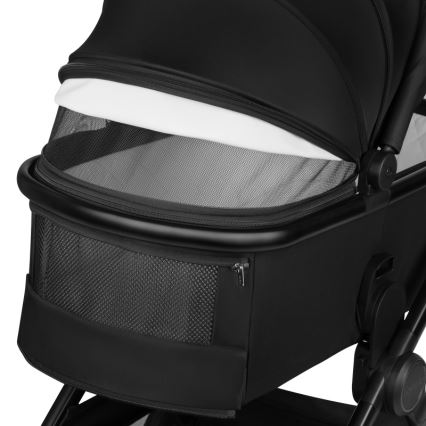 Lionelo - Kombineret klapvogn 3-i-1 LAYLA Black Onyx