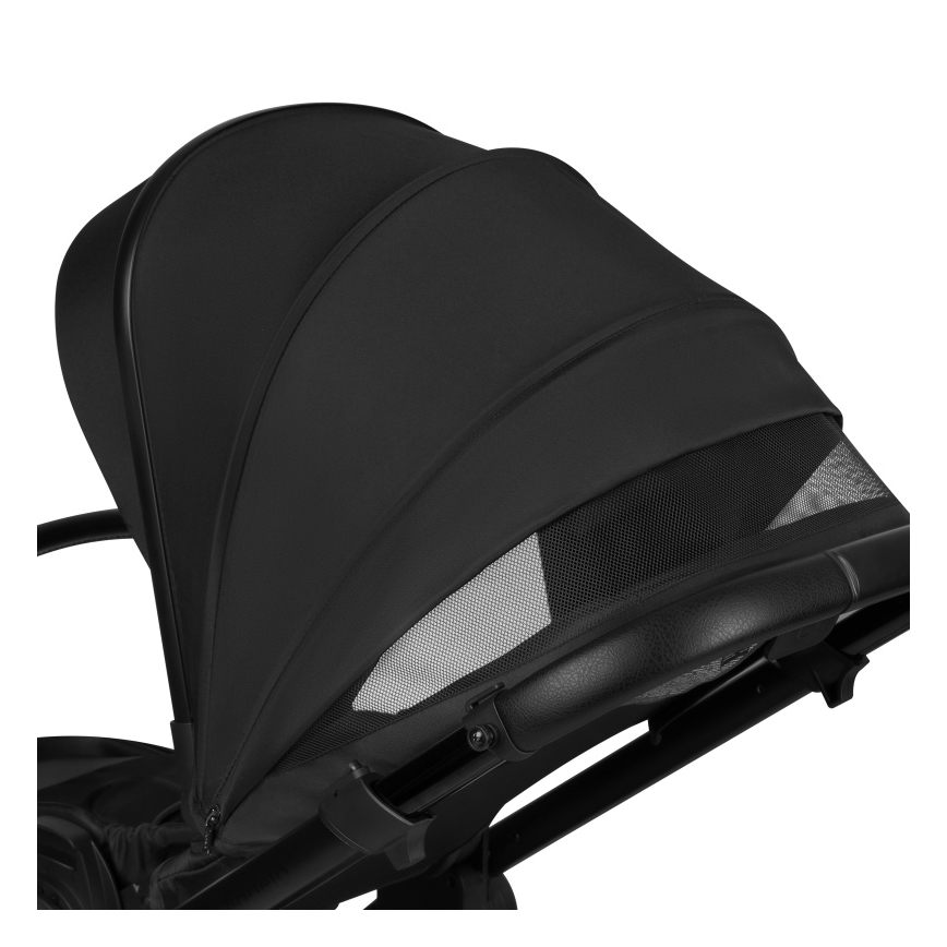 Lionelo - Kombineret klapvogn 3-i-1 LAYLA Black Onyx
