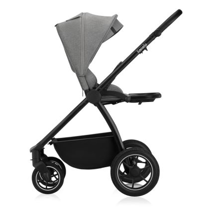 Lionelo - Kombineret klapvogn 3-i-1 MERIL Grey Stone