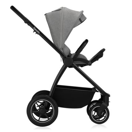 Lionelo - Kombineret klapvogn 3-i-1 MERIL Grey Stone