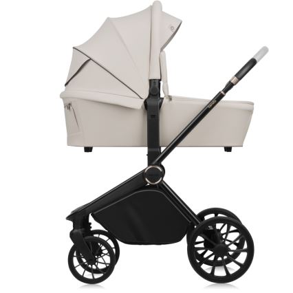 Lionelo - Kombineret klapvogn 3-i-1 MIKA PLUS Beige Sand