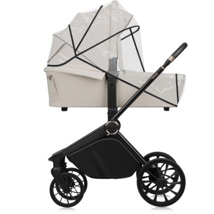 Lionelo - Kombineret klapvogn 3-i-1 MIKA PLUS Beige Sand