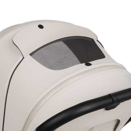Lionelo - Kombineret klapvogn 3-i-1 MIKA PLUS Beige Sand