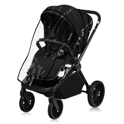 Lionelo - Kombineret klapvogn 3-i-1 MIKA PLUS Black Onyx