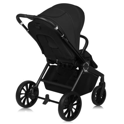 Lionelo - Kombineret klapvogn 3-i-1 MIKA PLUS Black Onyx