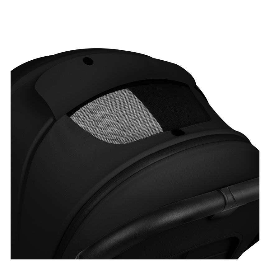 Lionelo - Kombineret klapvogn 3-i-1 MIKA PLUS Black Onyx
