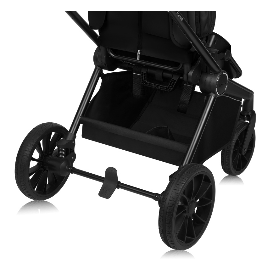 Lionelo - Kombineret klapvogn 3-i-1 MIKA PLUS Black Onyx