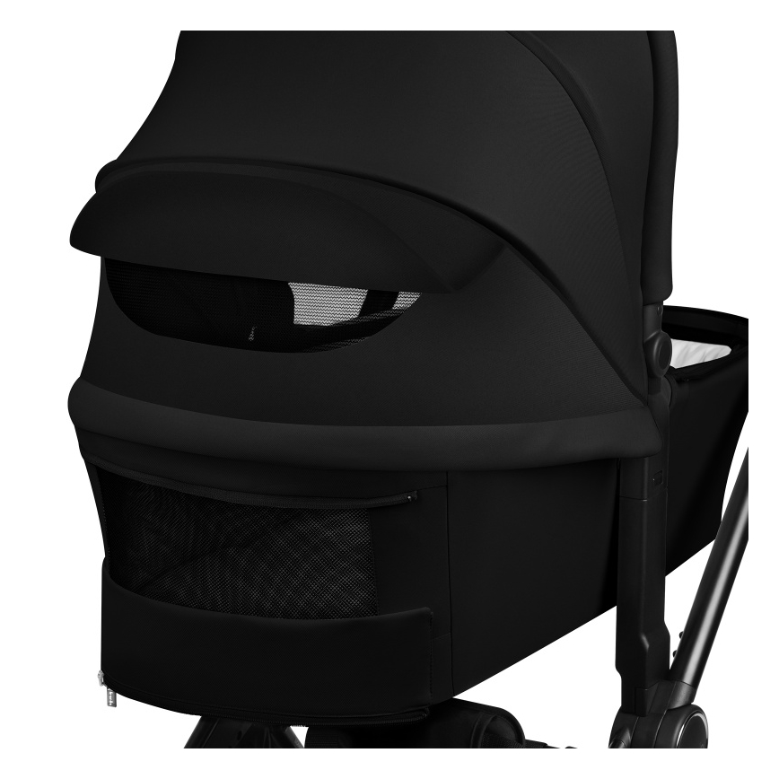 Lionelo - Kombineret klapvogn 3-i-1 MIKA PLUS Black Onyx