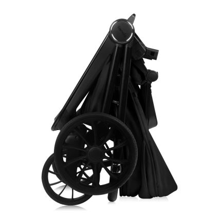 Lionelo - Kombineret klapvogn 3-i-1 MIKA PLUS Black Onyx