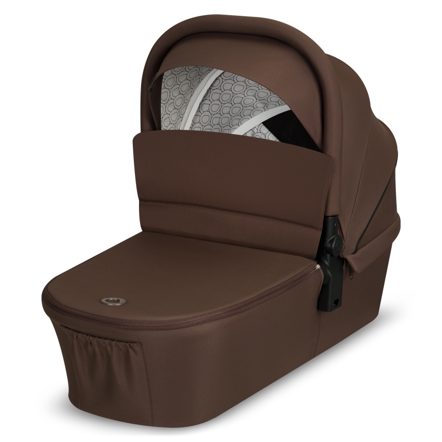 Lionelo - Kombineret klapvogn 3-i-1 MIKA PLUS Mocha Mousse