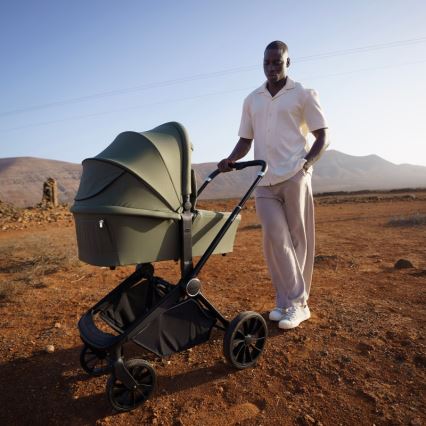 Lionelo - Kombineret klapvogn 3-i-1 MIKA PLUS Olivengrøn