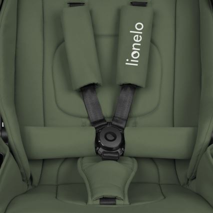 Lionelo - Kombineret klapvogn 3-i-1 MIKA PLUS Olivengrøn