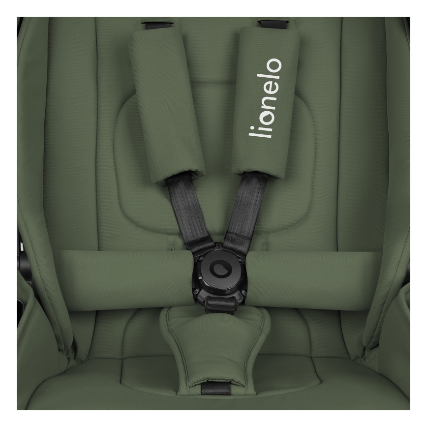 Lionelo - Kombineret klapvogn 3-i-1 MIKA PLUS Olivengrøn