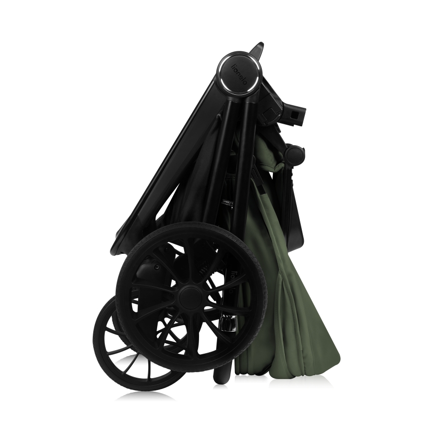 Lionelo - Kombineret klapvogn 3-i-1 MIKA PLUS Olivengrøn