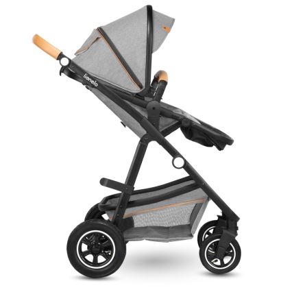 Lionelo - Kombivogn 2-i-1 AMBER Grey Stone