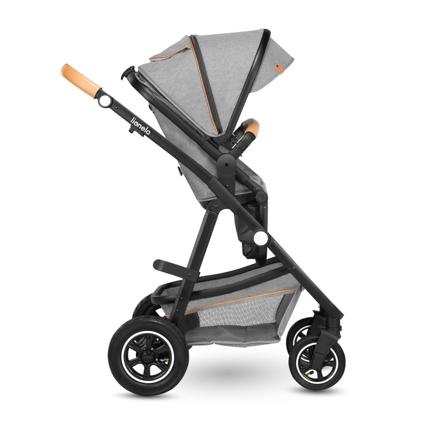 Lionelo - Kombivogn 2-i-1 AMBER Grey Stone