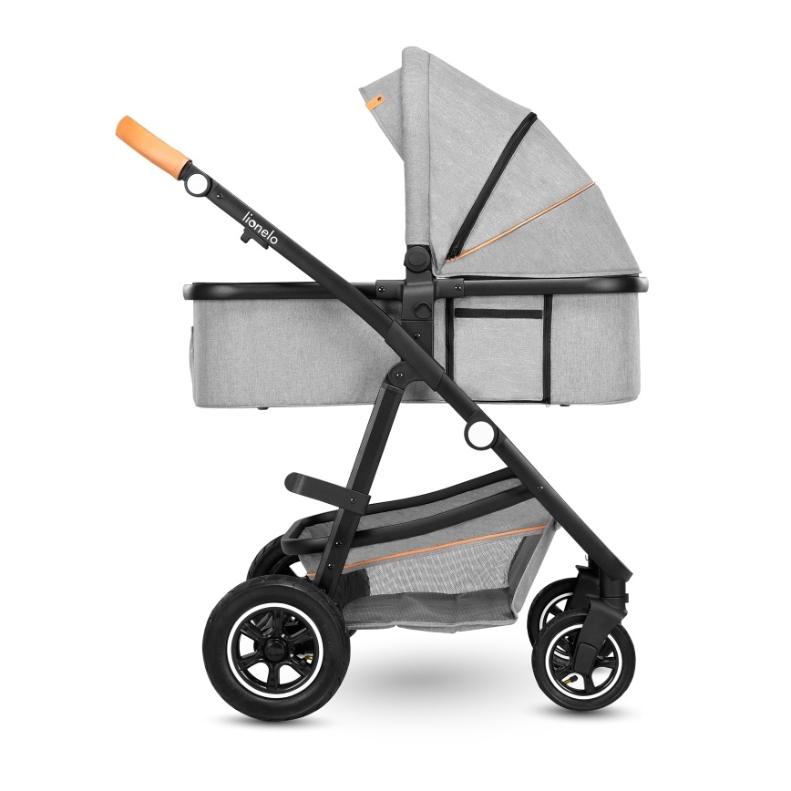 Lionelo - Kombivogn 2-i-1 AMBER Grey Stone