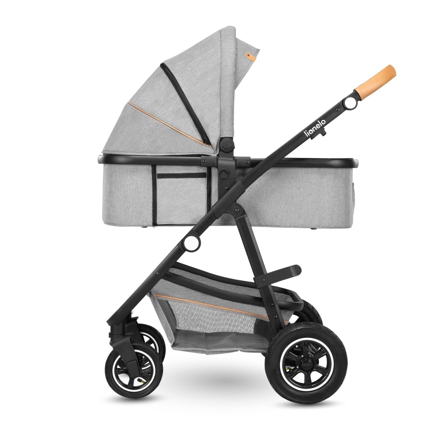 Lionelo - Kombivogn 2-i-1 AMBER Grey Stone
