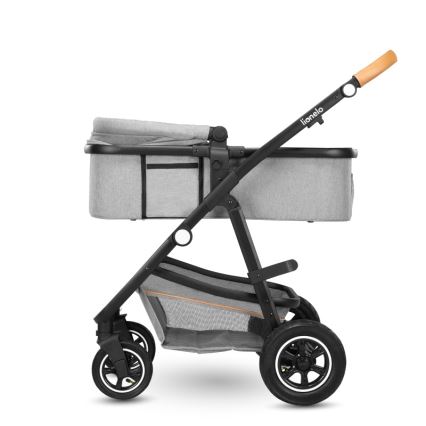 Lionelo - Kombivogn 2-i-1 AMBER Grey Stone