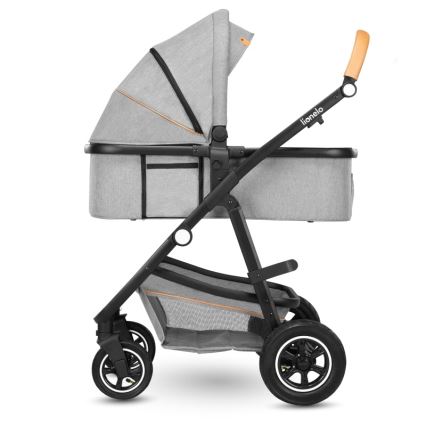 Lionelo - Kombivogn 2-i-1 AMBER Grey Stone