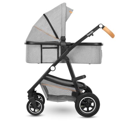 Lionelo - Kombivogn 2-i-1 AMBER Grey Stone