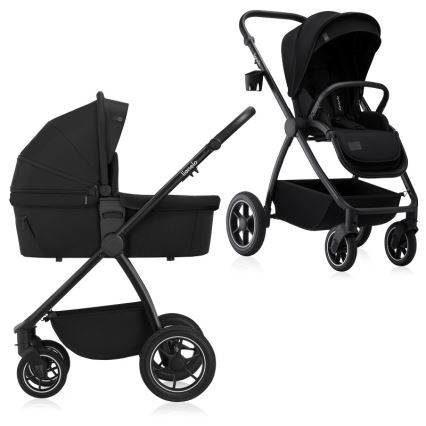 Lionelo - Kombivogn 2-i-1 MERIL Black Onyx