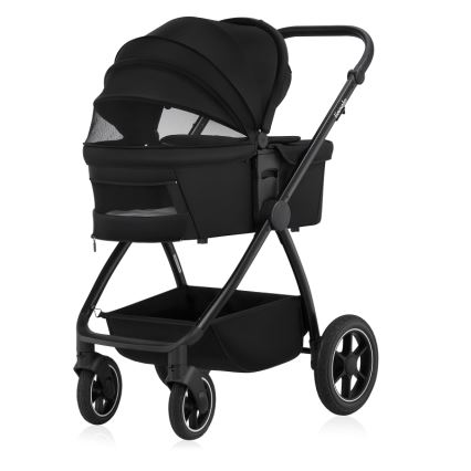 Lionelo - Kombivogn 2-i-1 MERIL Black Onyx