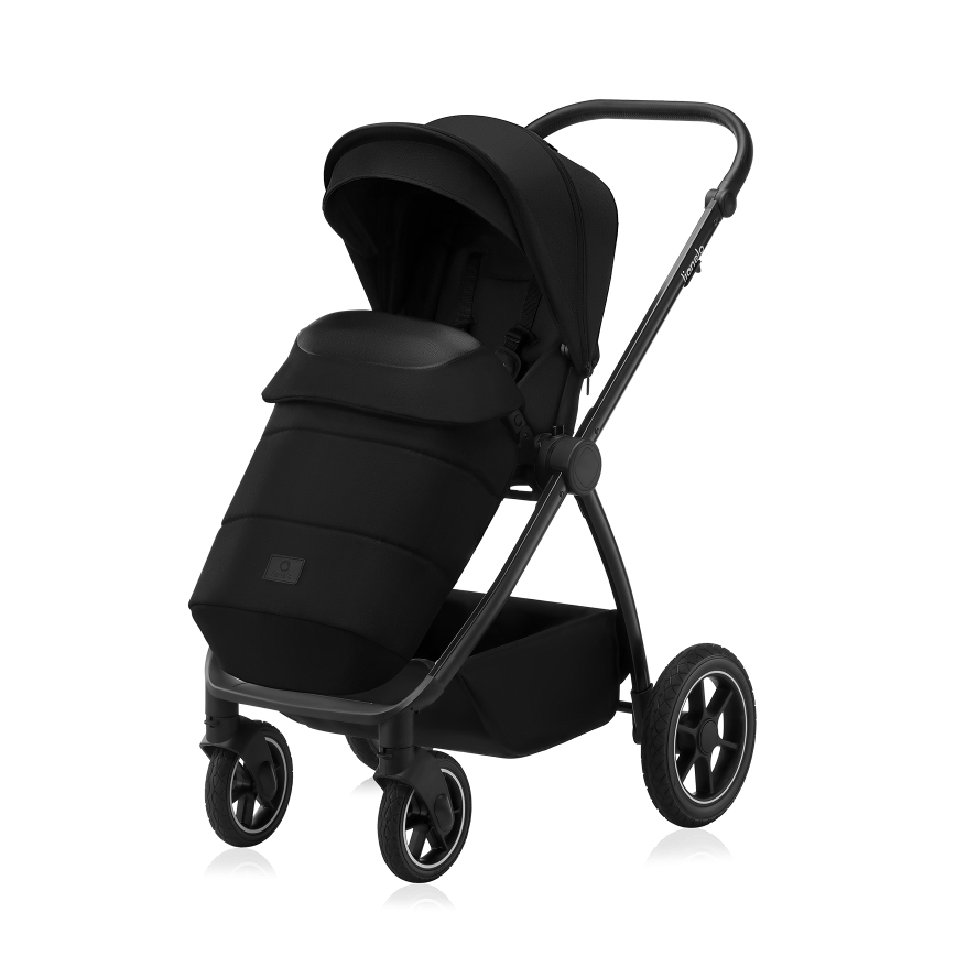 Lionelo - Kombivogn 2-i-1 MERIL Black Onyx