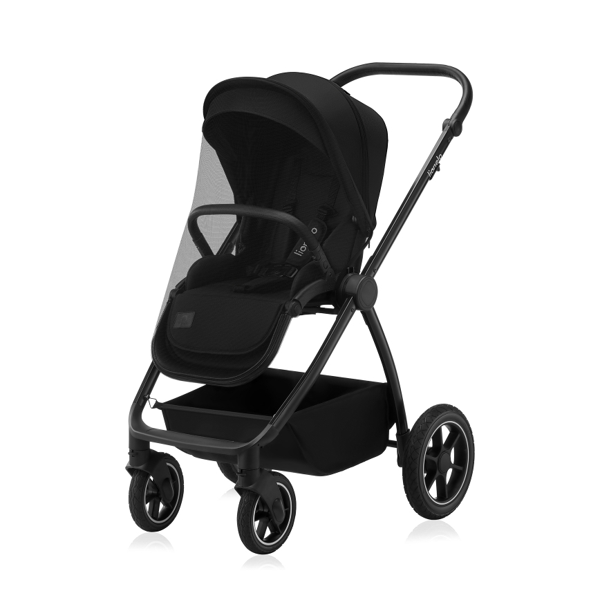 Lionelo - Kombivogn 2-i-1 MERIL Black Onyx
