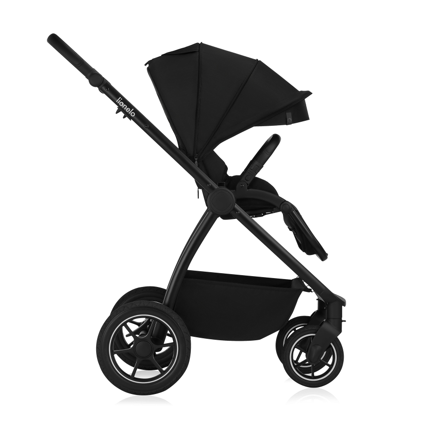 Lionelo - Kombivogn 2-i-1 MERIL Black Onyx